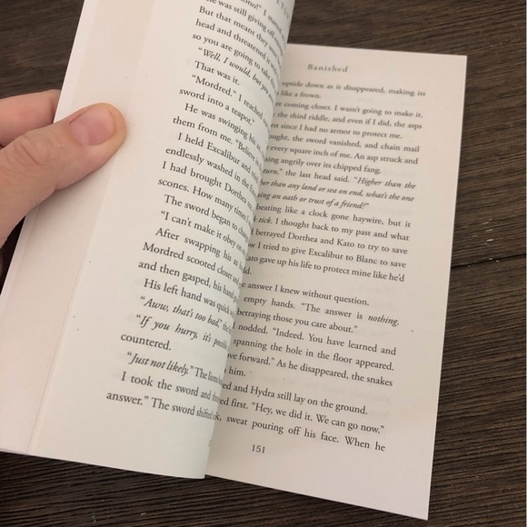 Banished Betsy Schow paperback book - Picture 3 of 5